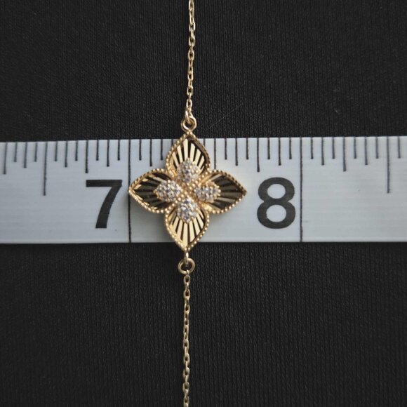 18k gold pretty bracelet - Picture 15 of 16